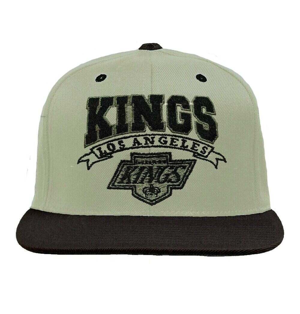 Reebok Vintage Los Angeles Kings Grey/Black Arch Snapback Hat
